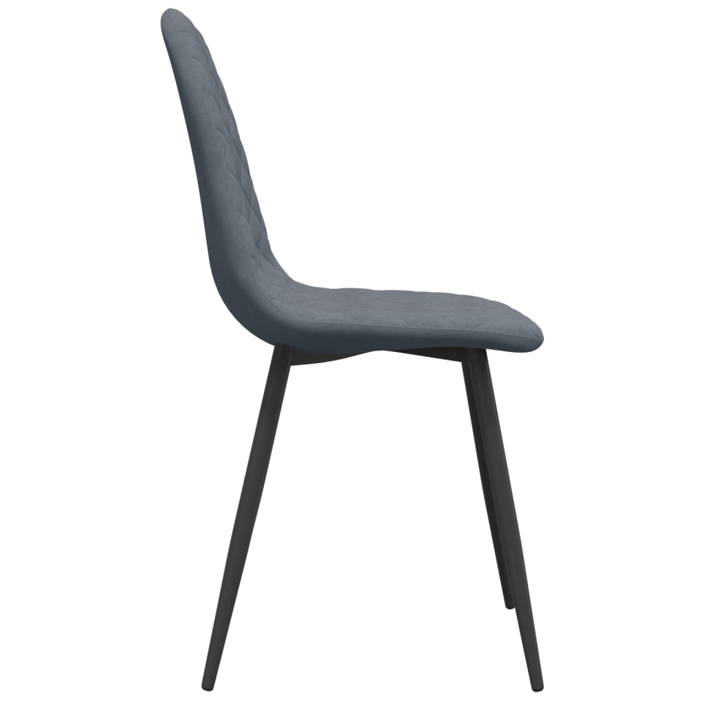 Eetkamerstoelen 6 st fluweel