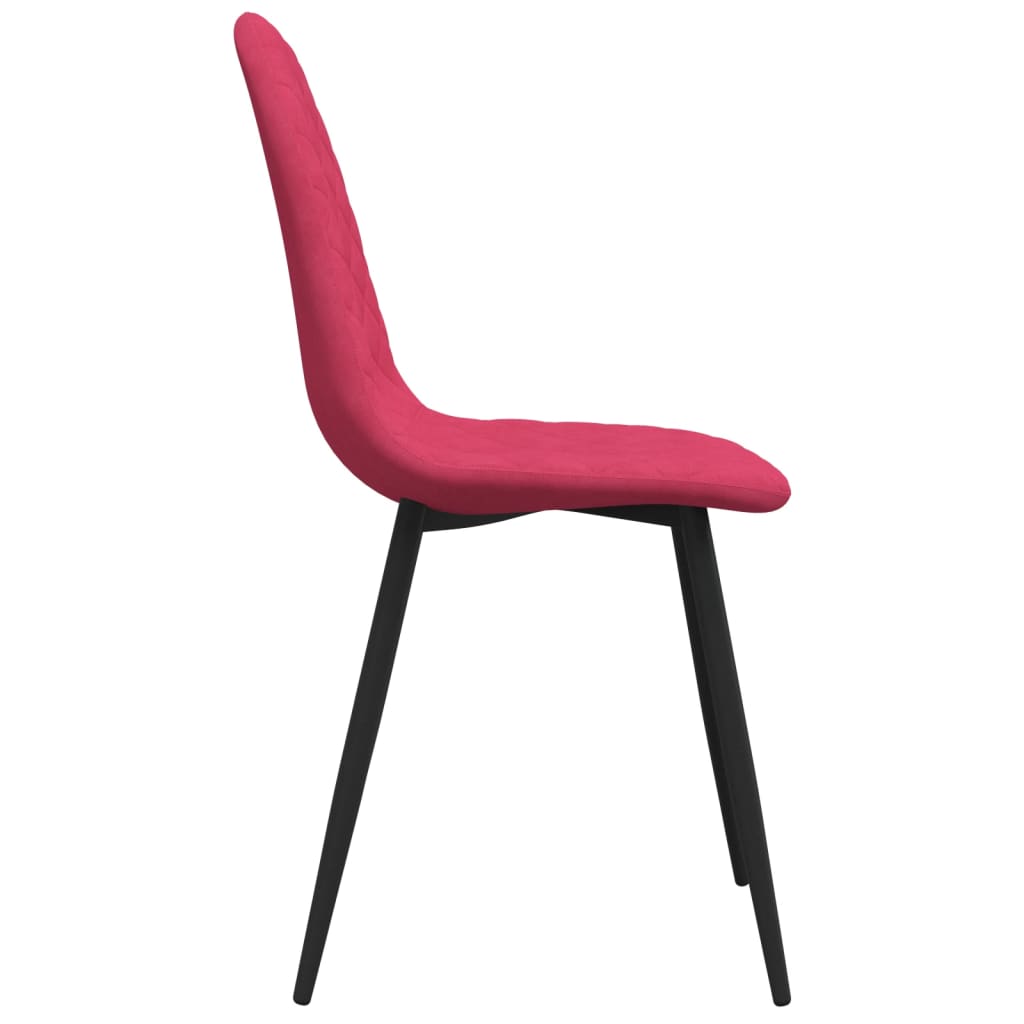 Eetkamerstoelen 2 st fluweel