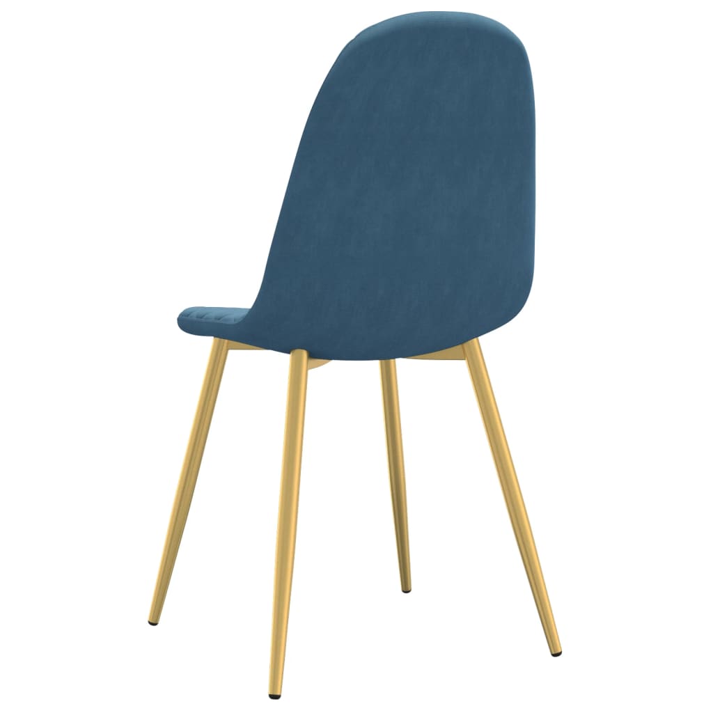 Chaises de salle à manger 4 pcs velours