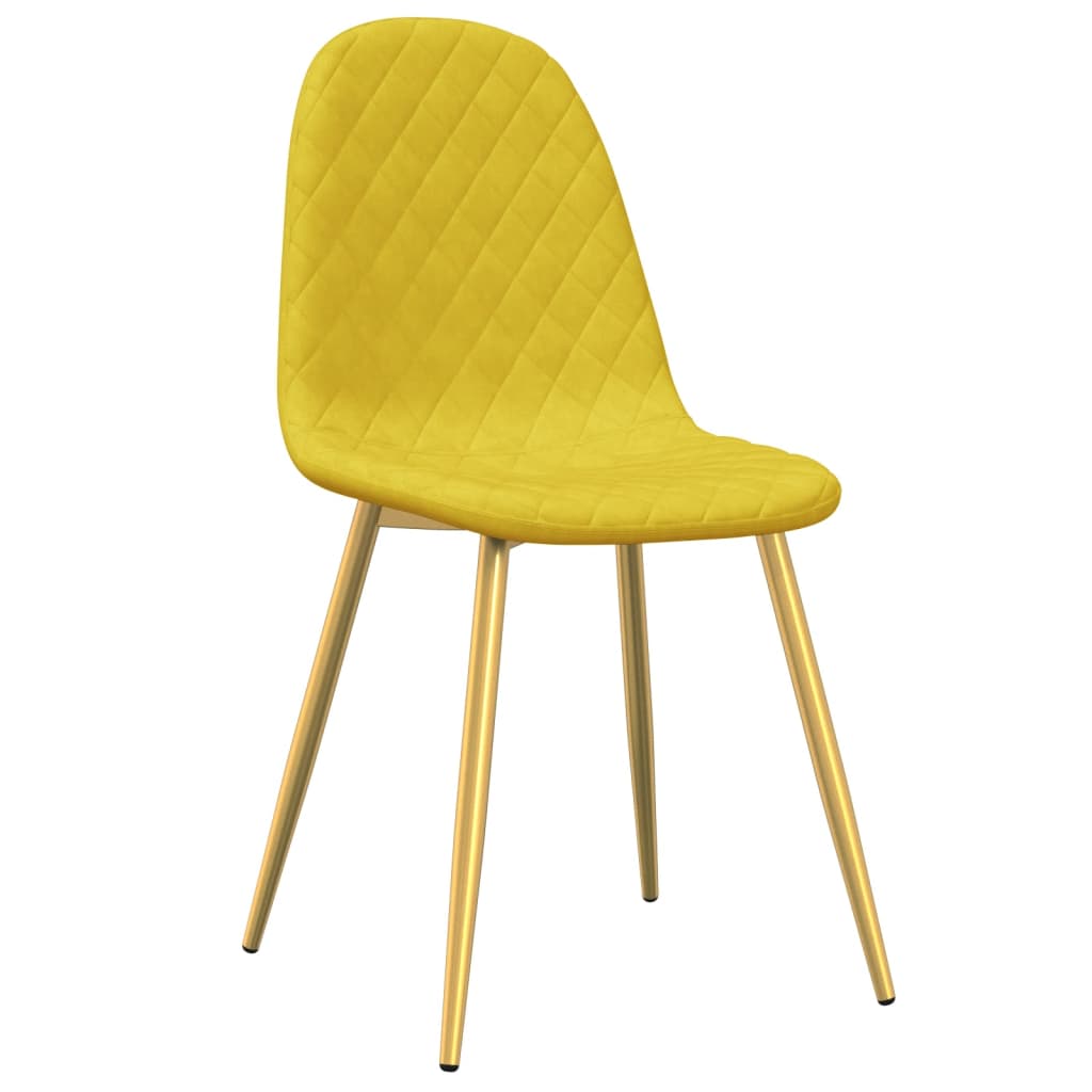 Eetkamerstoelen 4 st fluweel