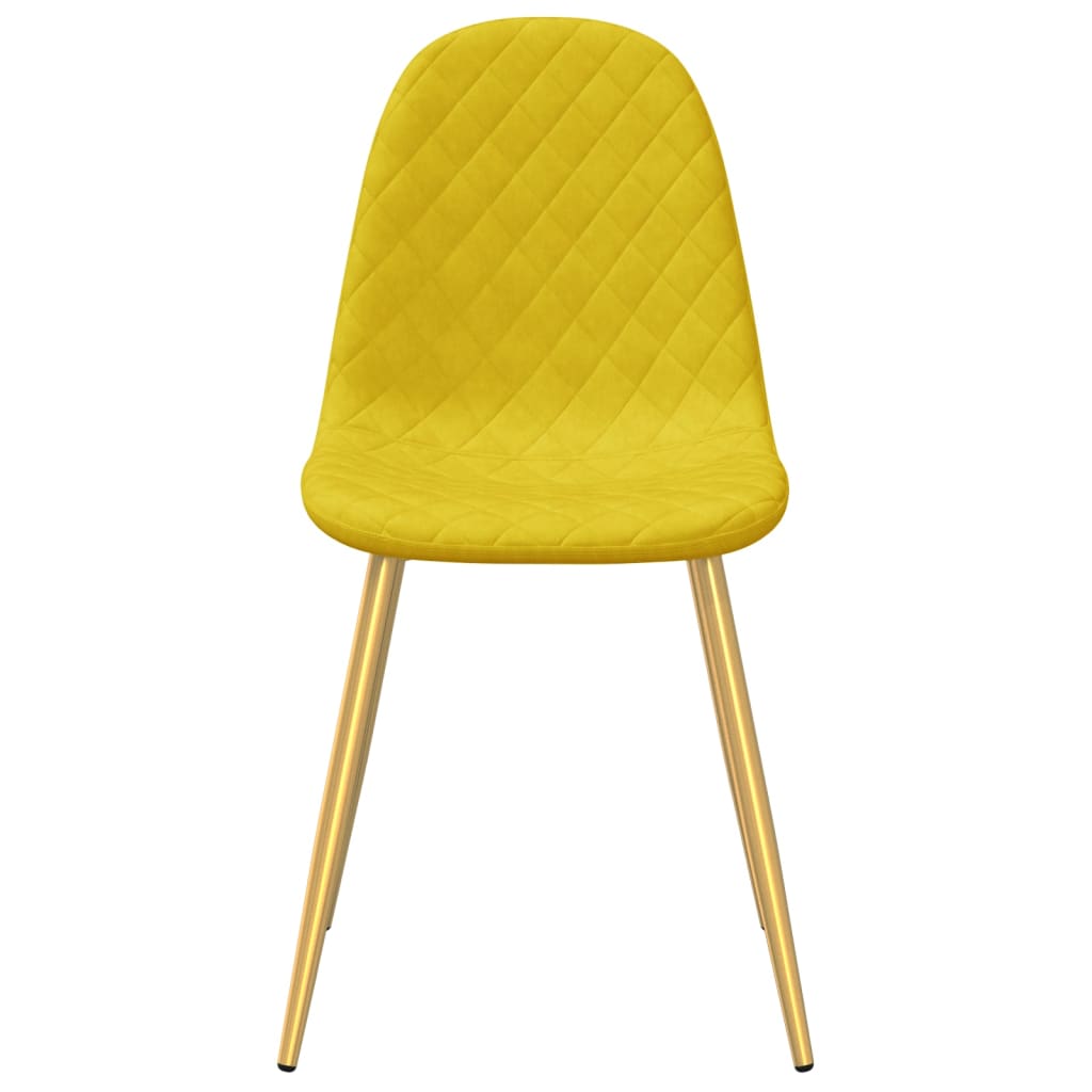 Eetkamerstoelen 4 st fluweel