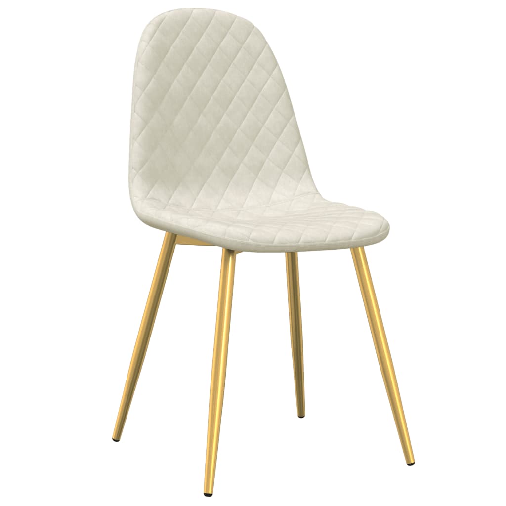 Chaises de salle à manger 4 pcs velours