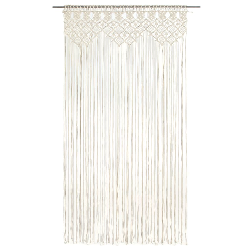 Rideau macramé 140x240 cm coton