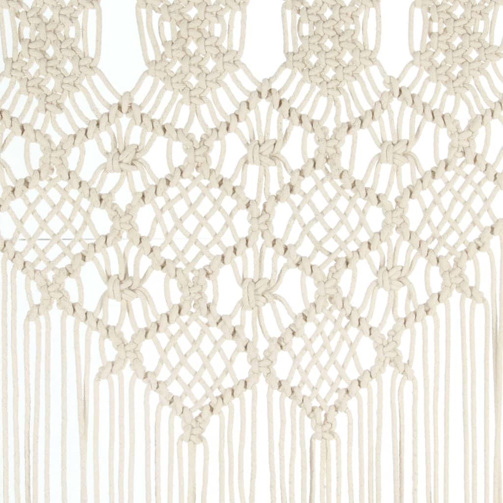 Rideau macramé 140x240 cm coton