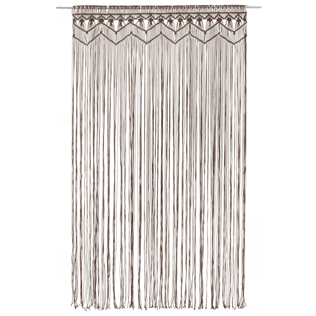 Rideau macramé 140x240 cm coton