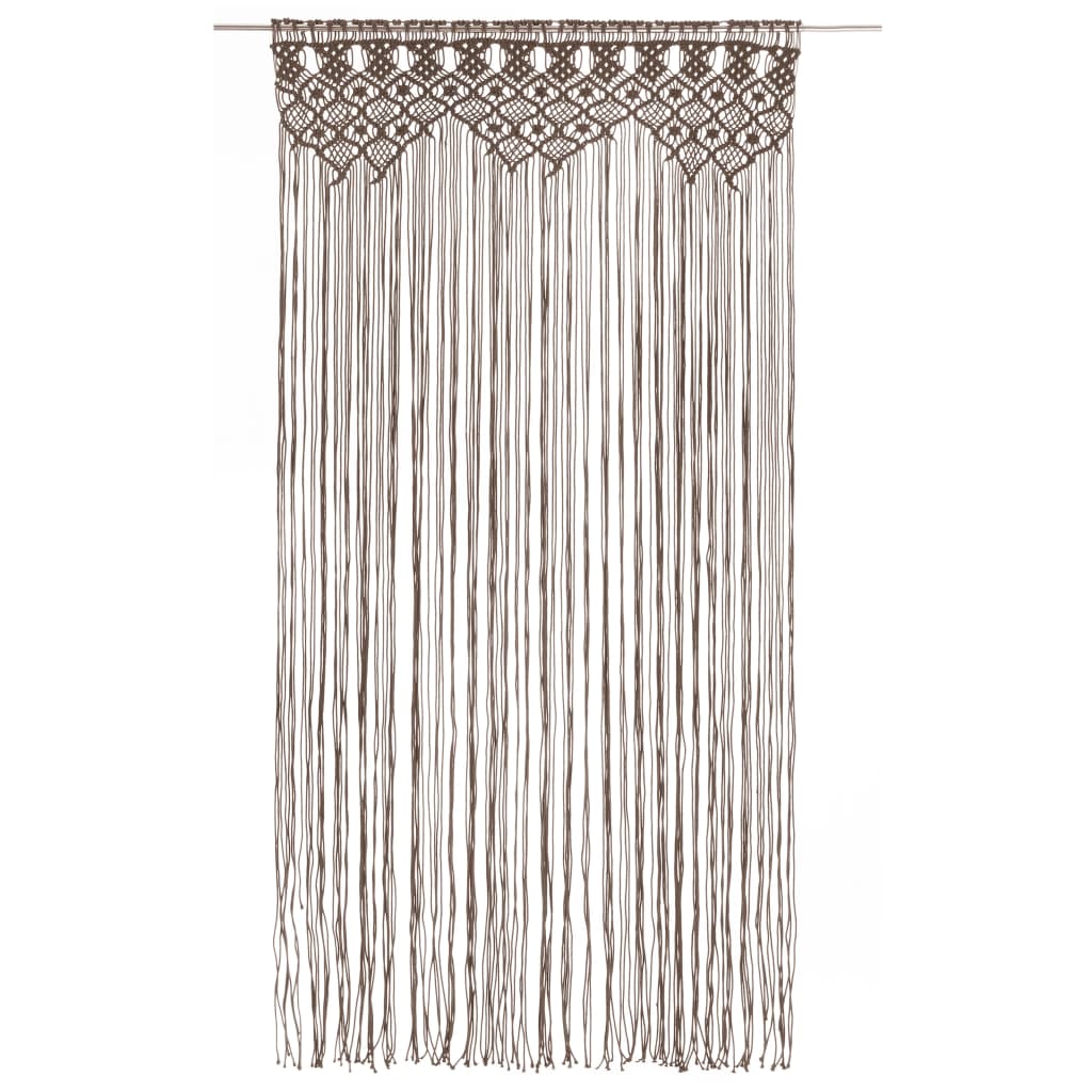 Rideau macramé 140x240 cm coton