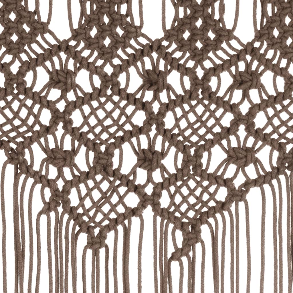 Rideau macramé 140x240 cm coton