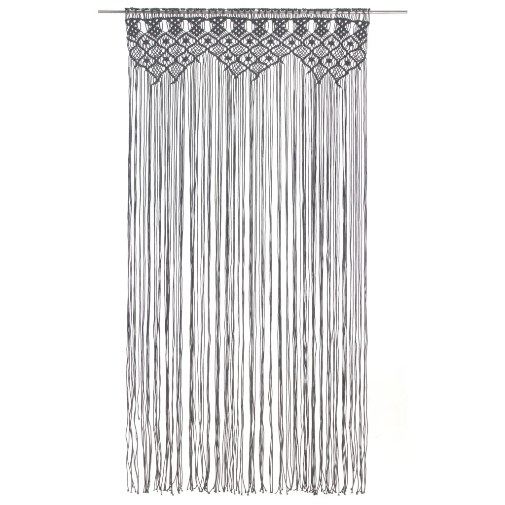 Rideau macramé 140x240 cm coton