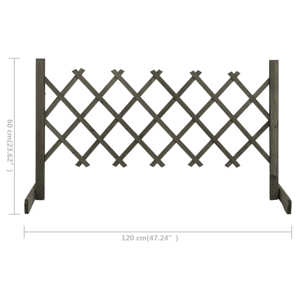 Tuinlatwerk 180x100 cm massief vurenhout oranje