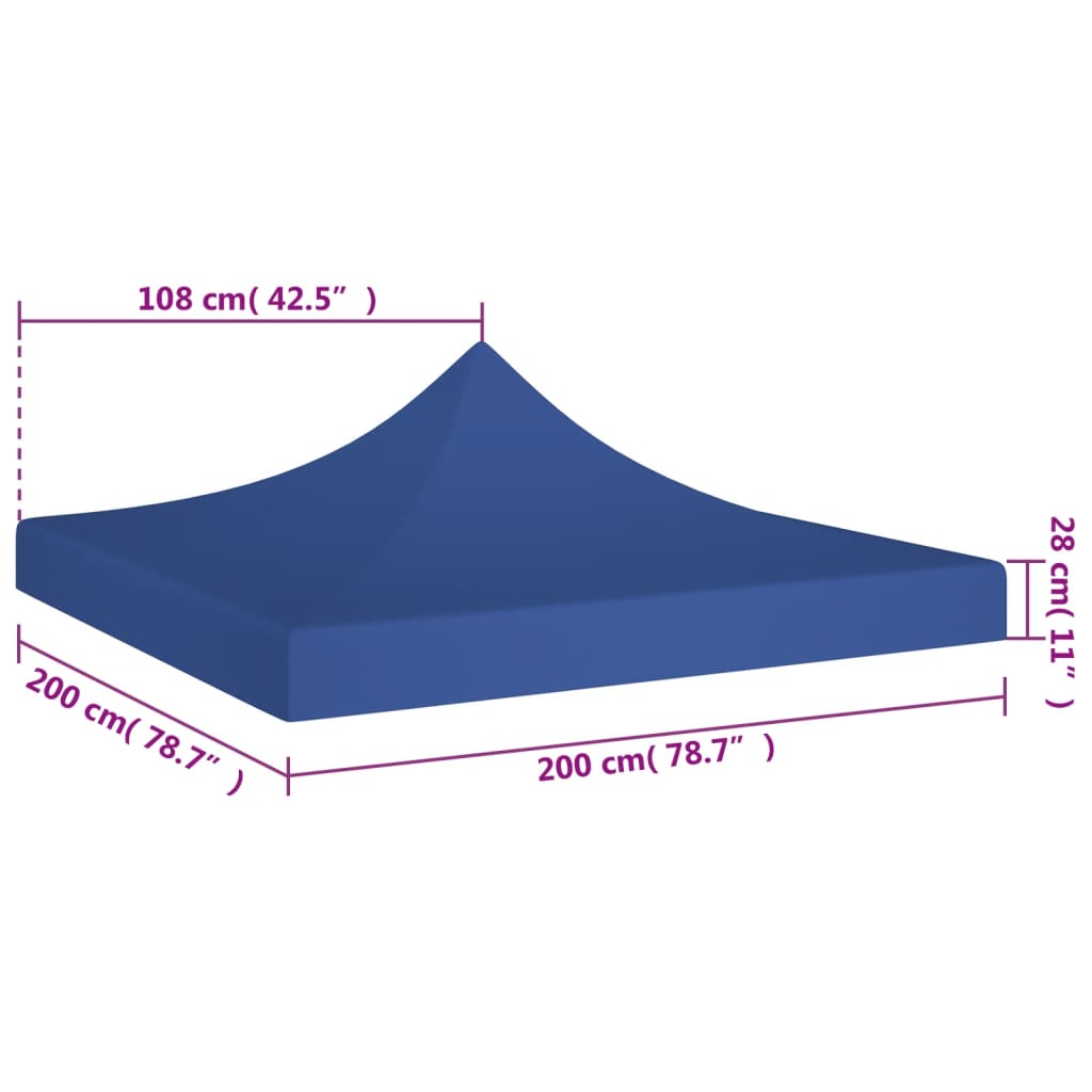 Partytentdak 270 g/m² 4x3 m