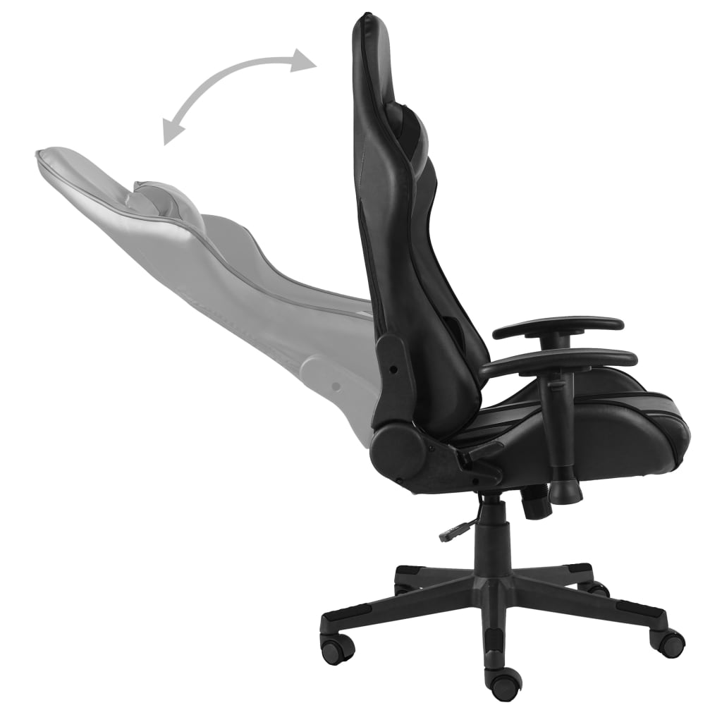 Chaise gamer pivotante PVC