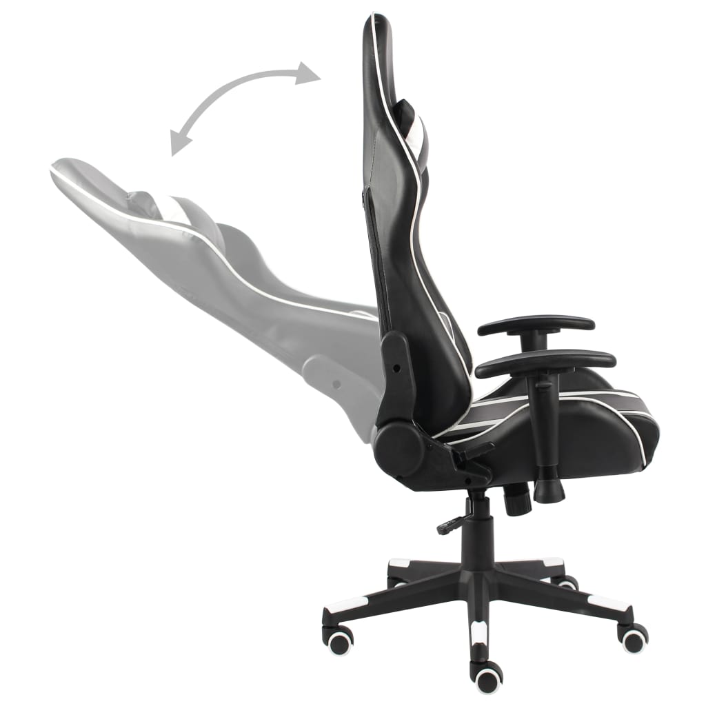 Chaise gamer pivotante PVC