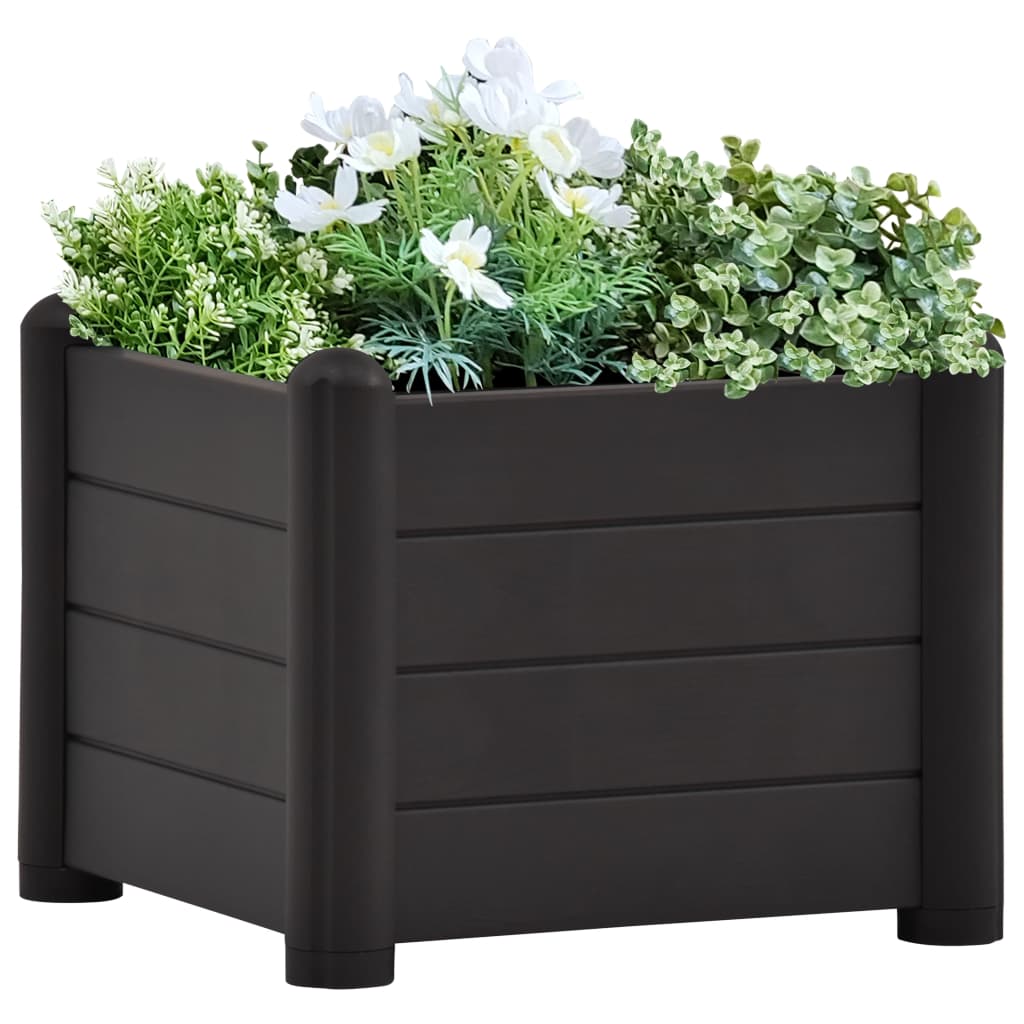 Plantenbak verhoogd 43x43x35 cm PP