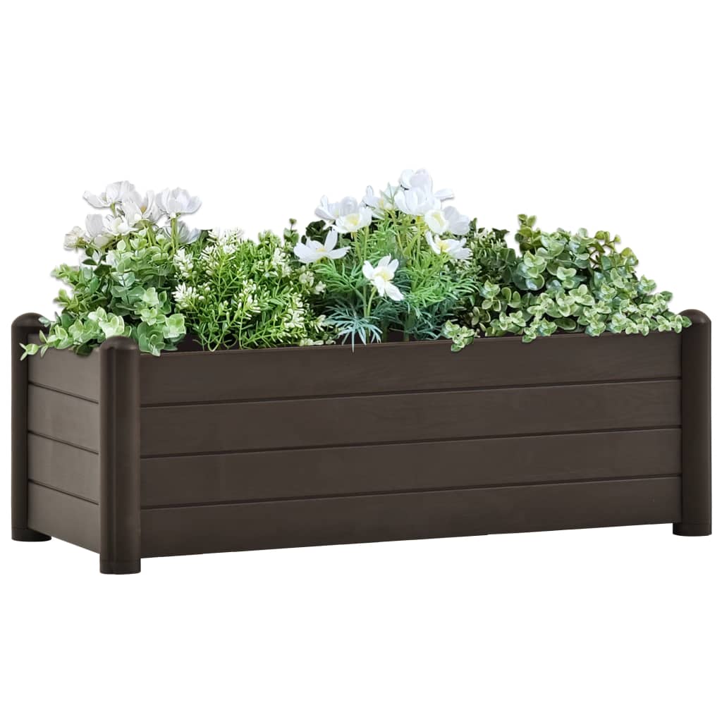 Plantenbak verhoogd 43x43x35 cm PP