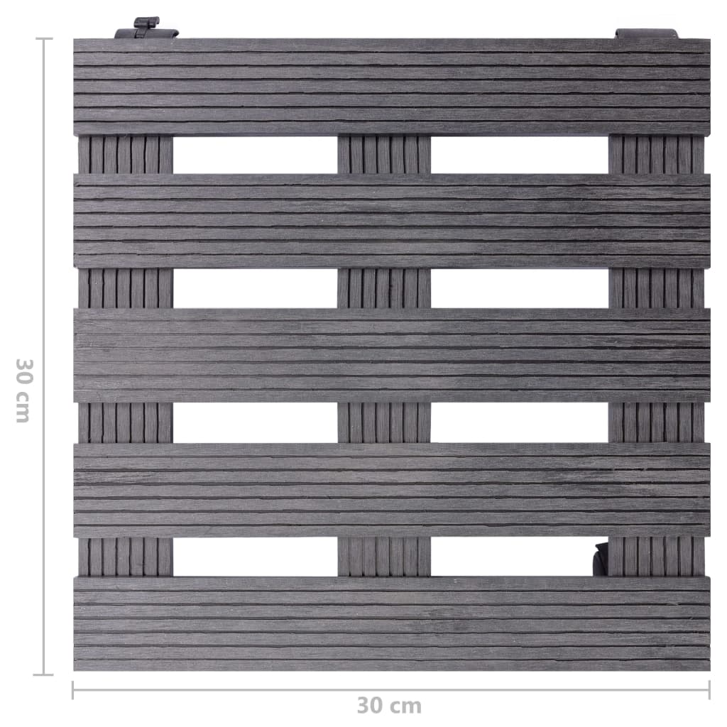 Plantentrolleys 4 st 30x30x7,5 cm HKC