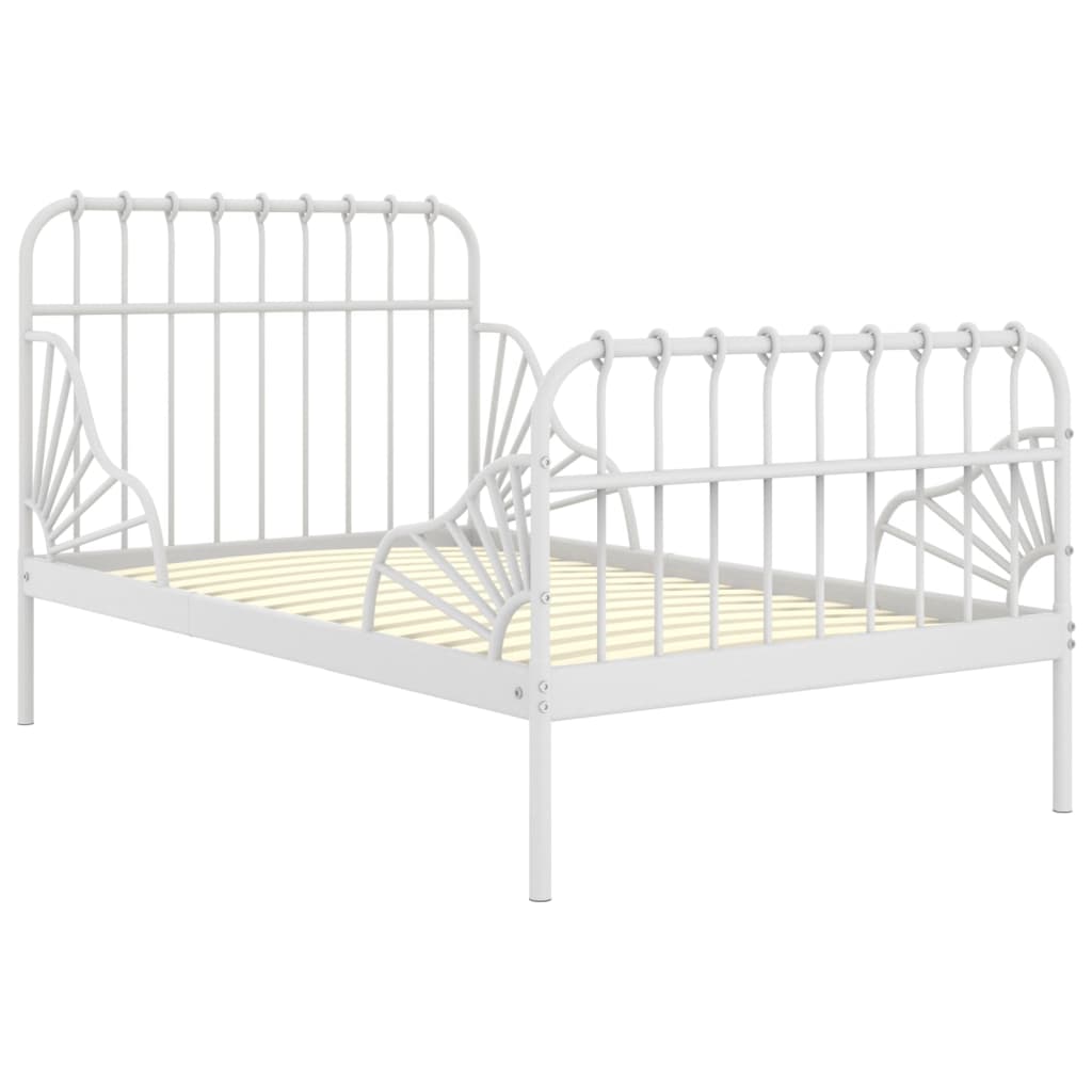 Bedframe verlengbaar metaal 80x130/200 cm