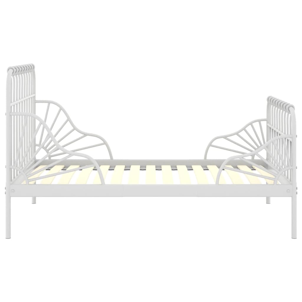 Bedframe verlengbaar metaal 80x130/200 cm