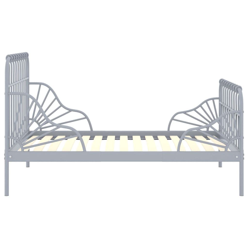 Bedframe verlengbaar metaal 80x130/200 cm