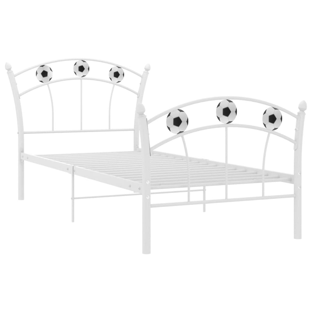 Bedframe met voetbaldesign metaal 90x200 cm