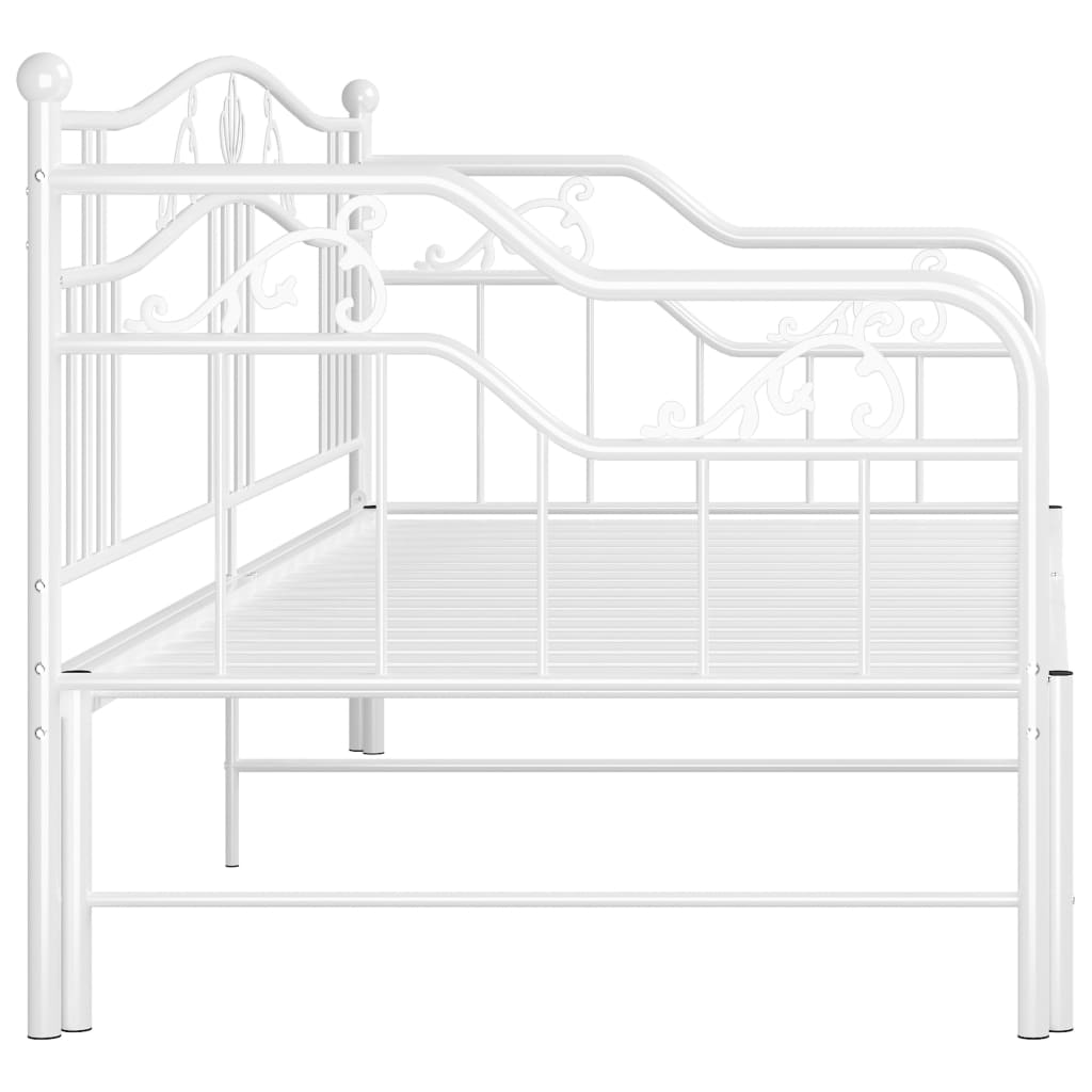 Structure canapé lit extensible en métal 90x200 cm