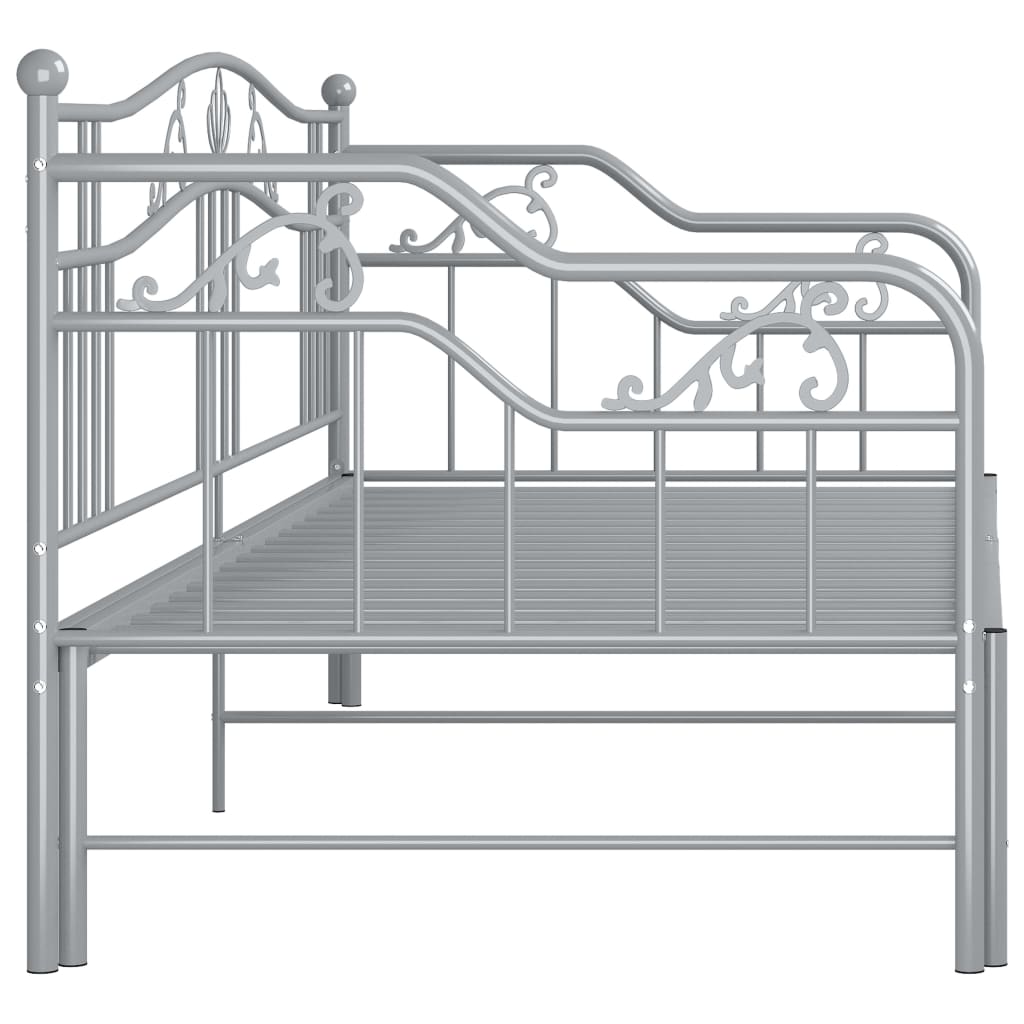 Structure canapé lit extensible en métal 90x200 cm