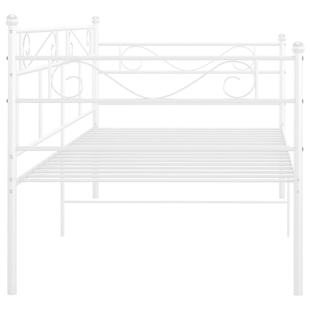 Structure canapé-lit en métal 90x200 cm