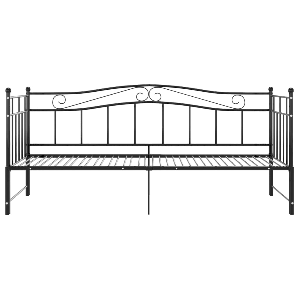 Structure canapé lit extensible en métal 90x200 cm