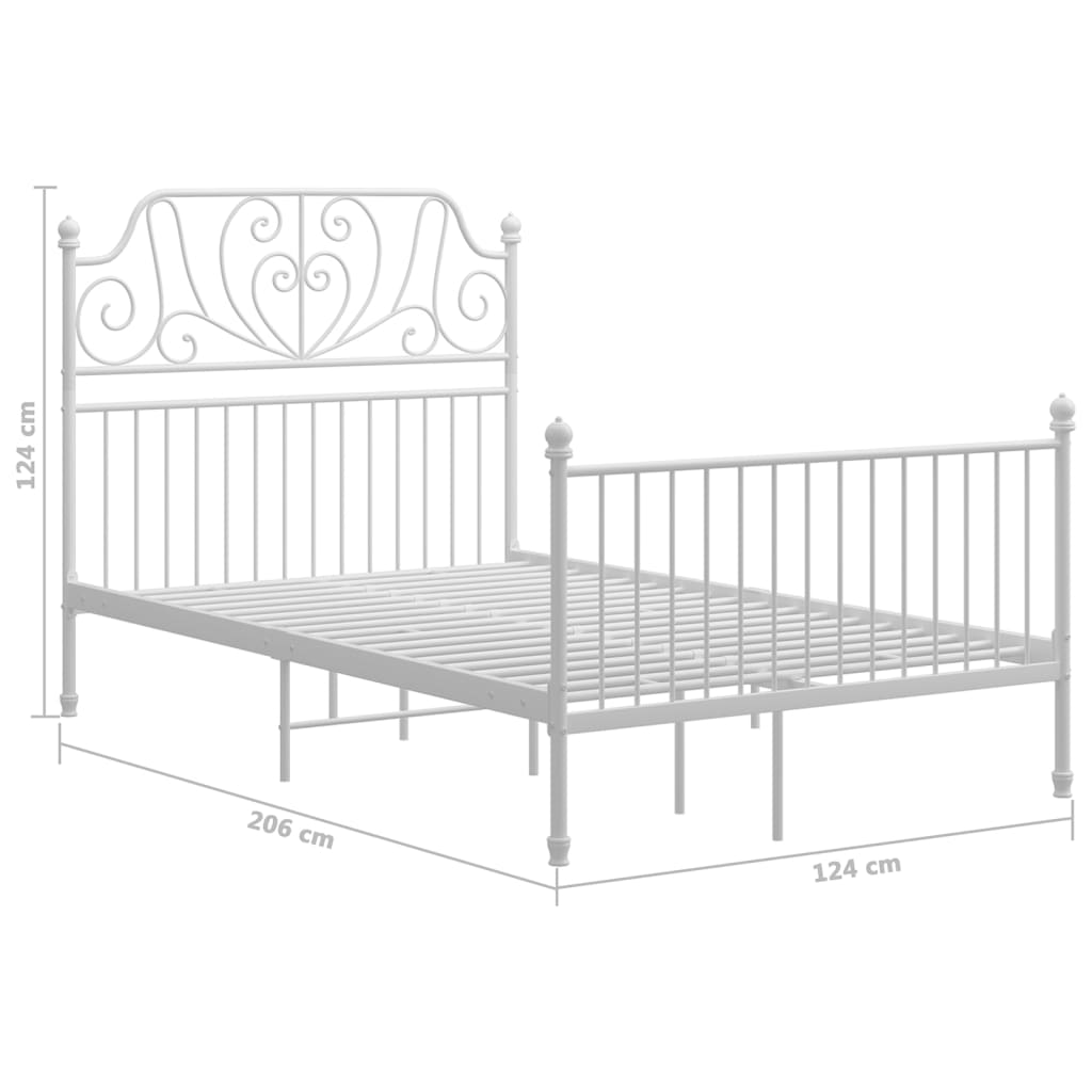 Bedframe metaal 180x200 cm