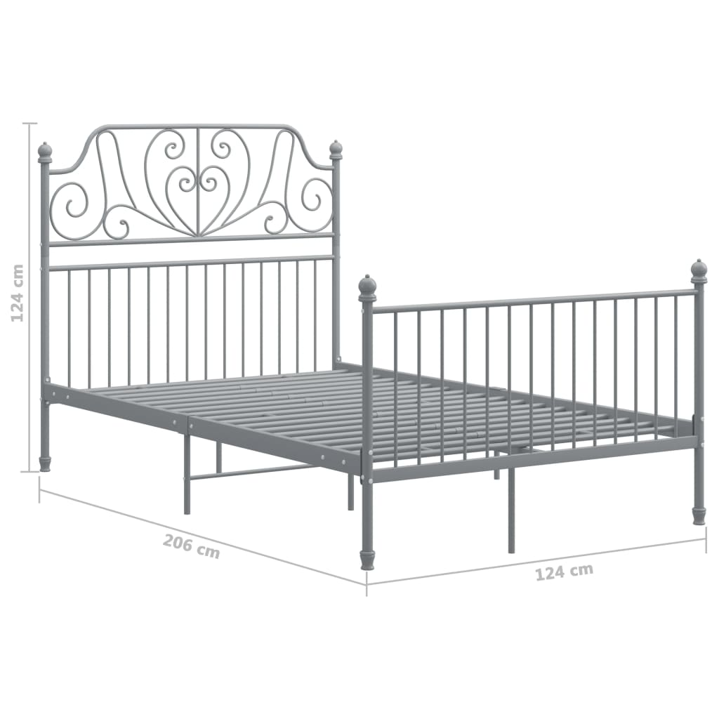 Bedframe metaal 160x200 cm