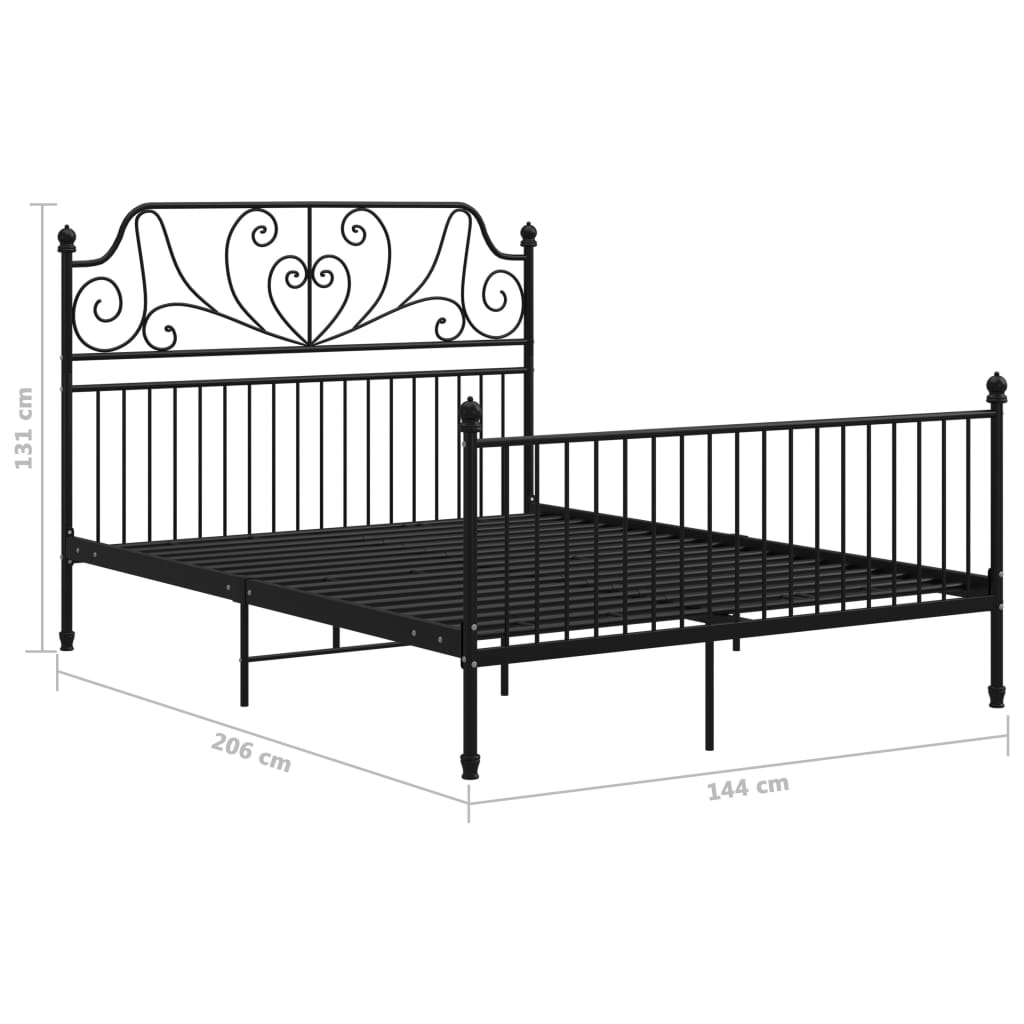 Bedframe metaal 180x200 cm