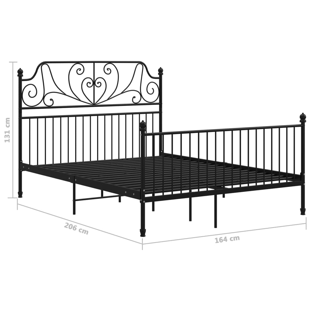 Bedframe metaal 160x200 cm