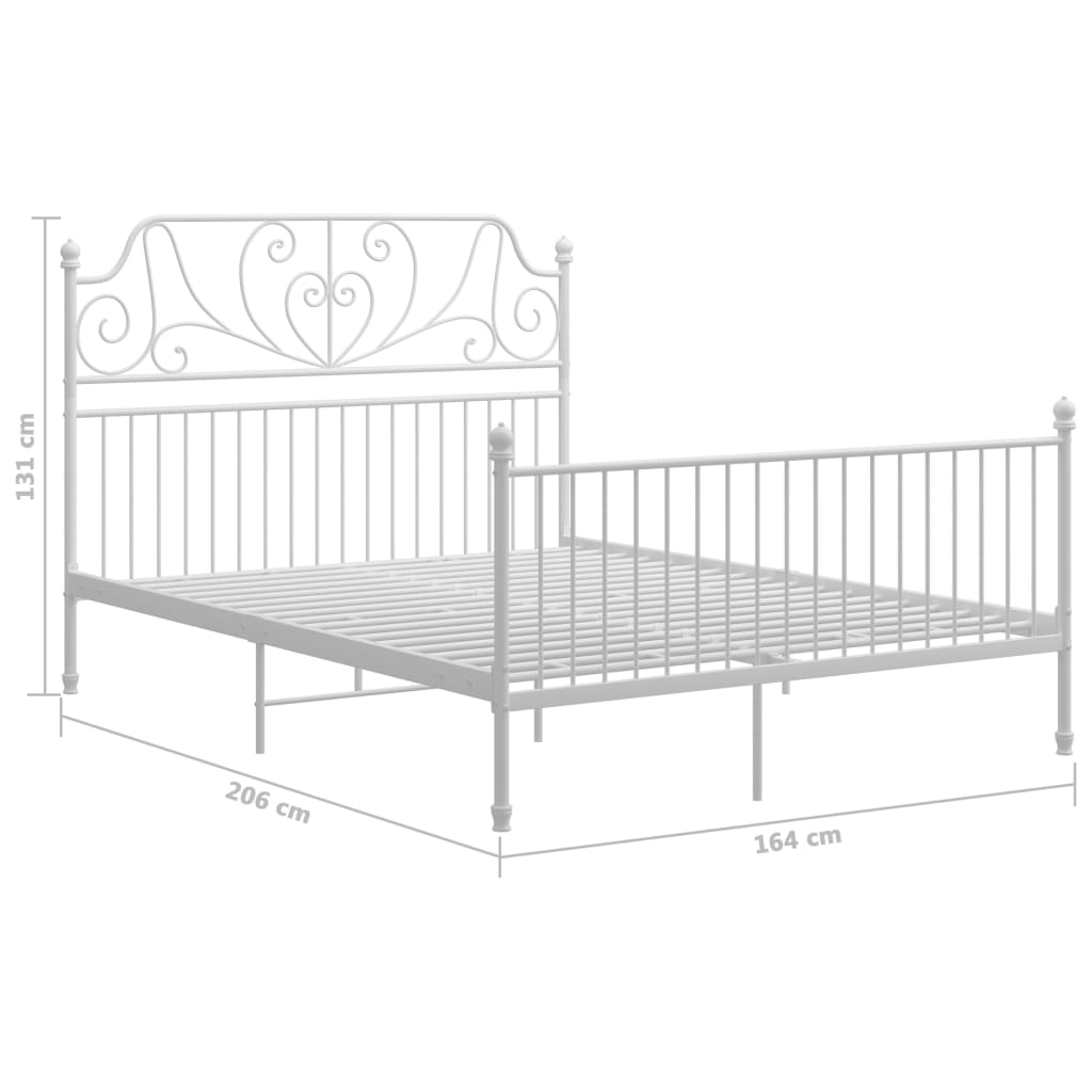 Bedframe metaal 160x200 cm