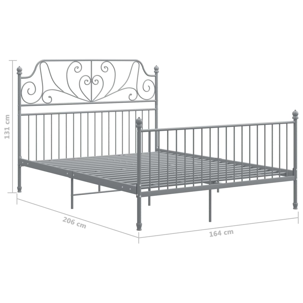 Bedframe metaal 160x200 cm