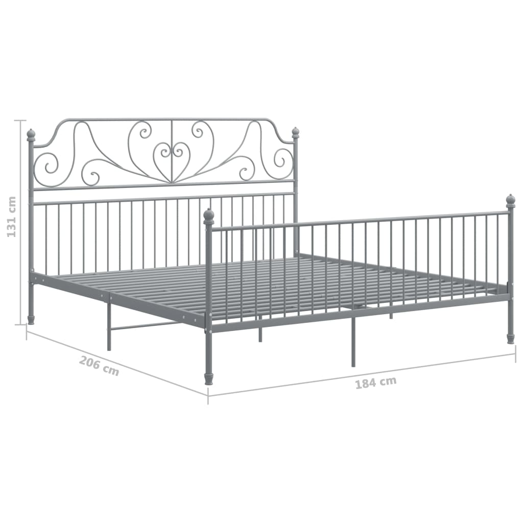 Bedframe metaal 160x200 cm