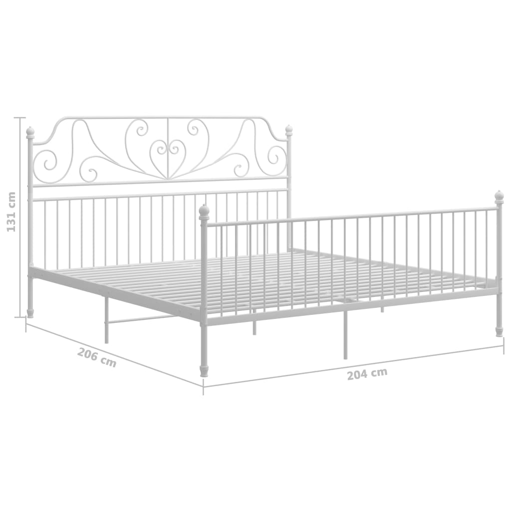 Bedframe metaal 180x200 cm