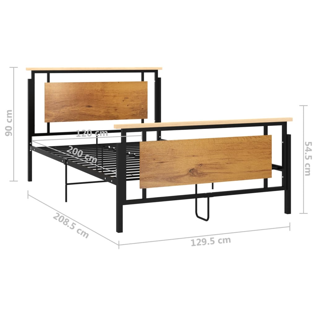 Bedframe metaal 160x200 cm