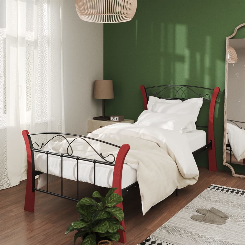 Bedframe metaal 90x200 cm