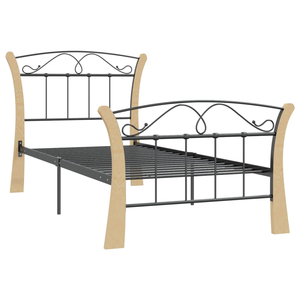 Bedframe metaal 90x200 cm