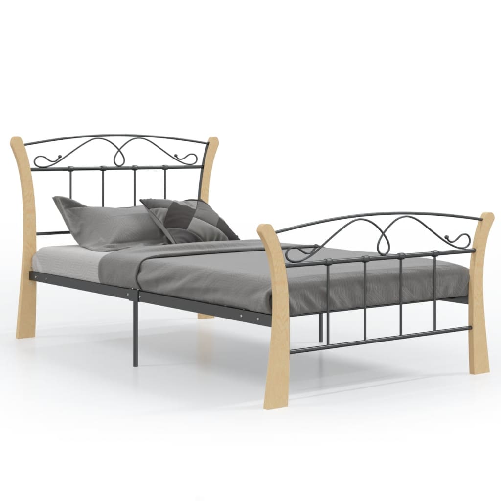 Bedframe metaal 90x200 cm