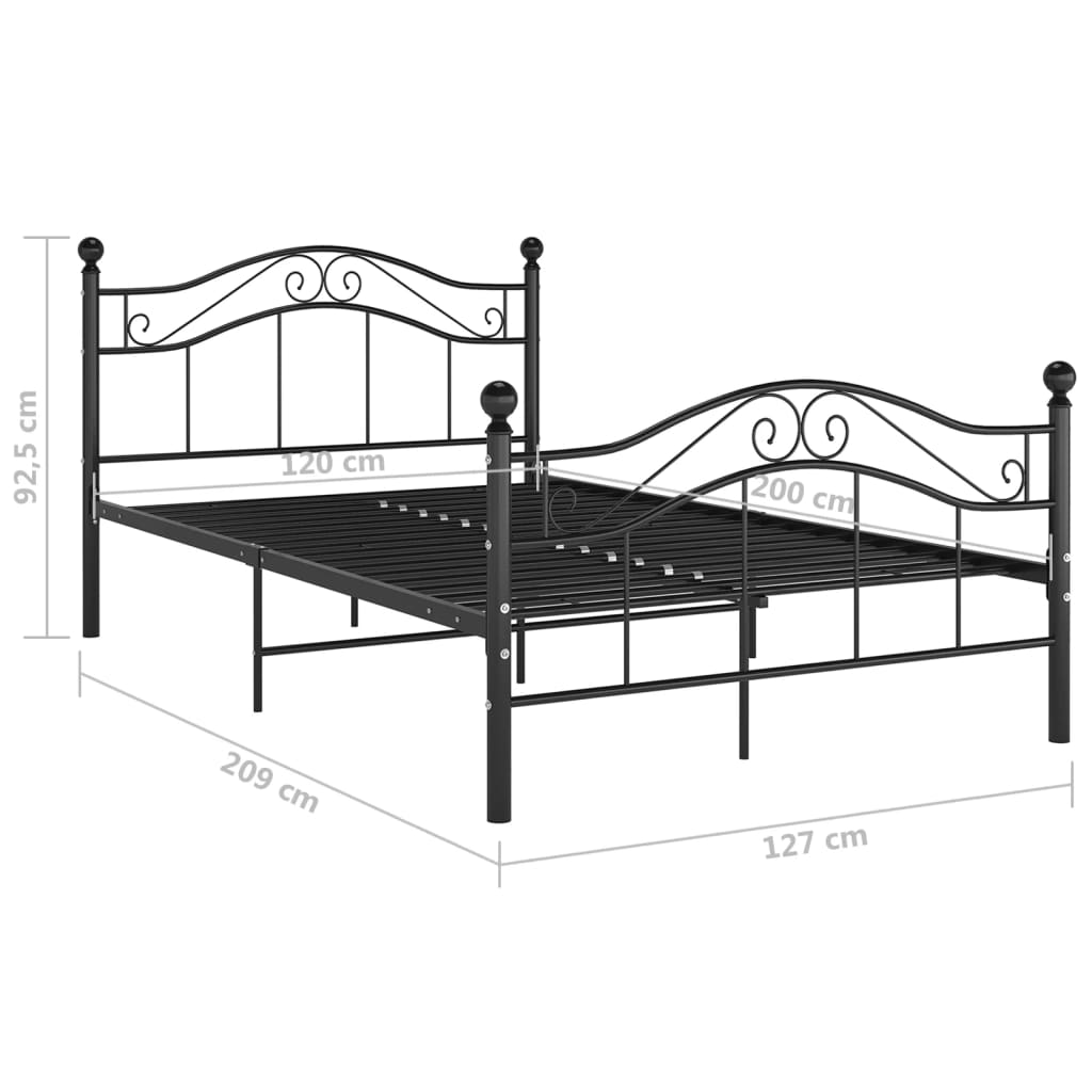 Bedframe metaal 160x200 cm