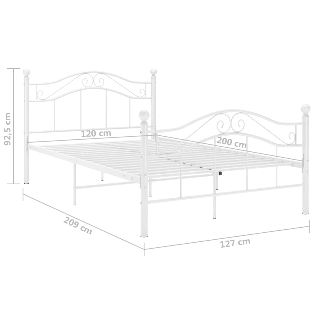 Bedframe metaal 160x200 cm