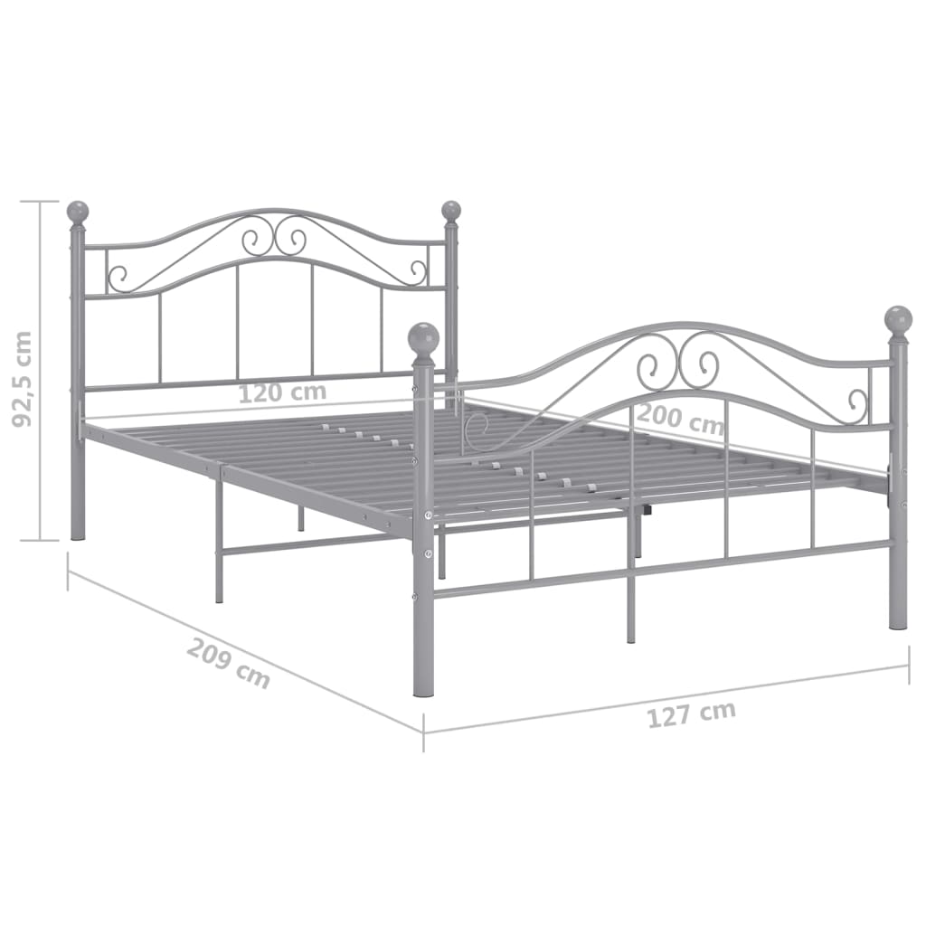 Bedframe metaal 160x200 cm