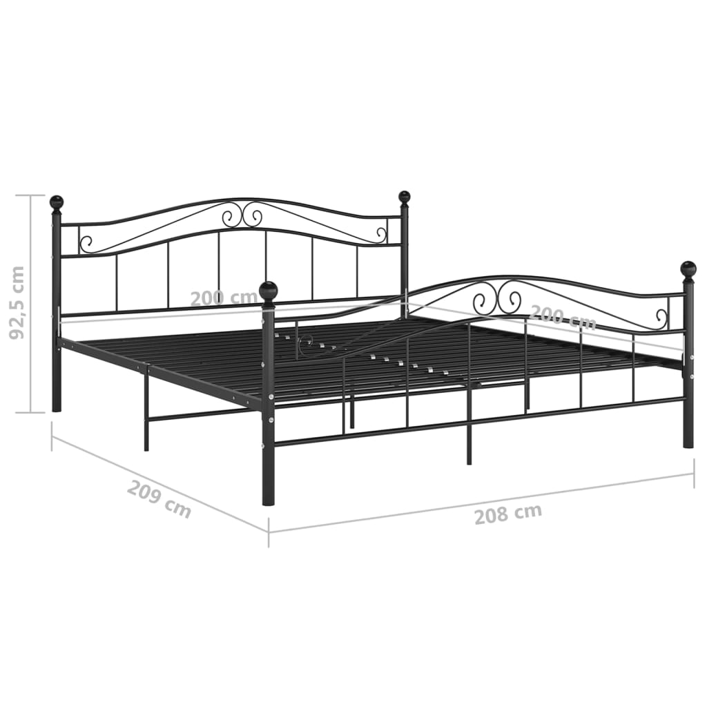 Bedframe metaal 160x200 cm