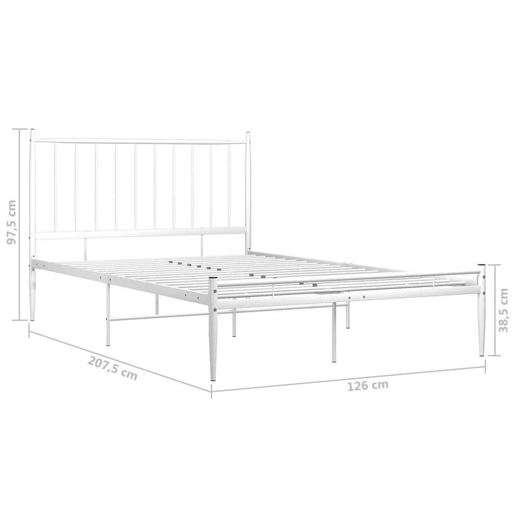 Bedframe metaal 140x200 cm