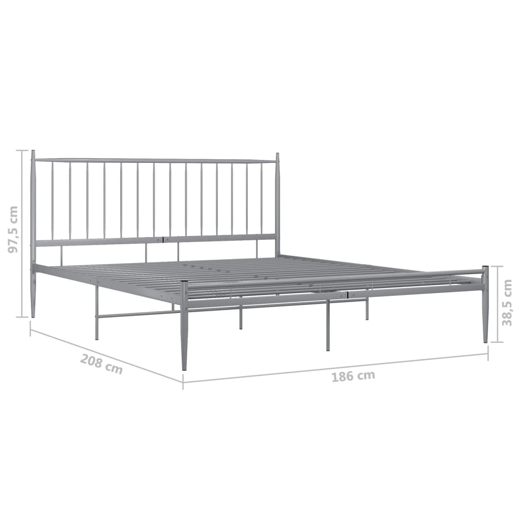 Bedframe metaal 140x200 cm