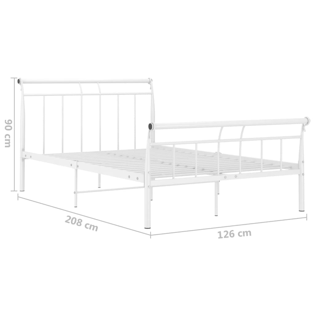 Bedframe metaal 120x200 cm