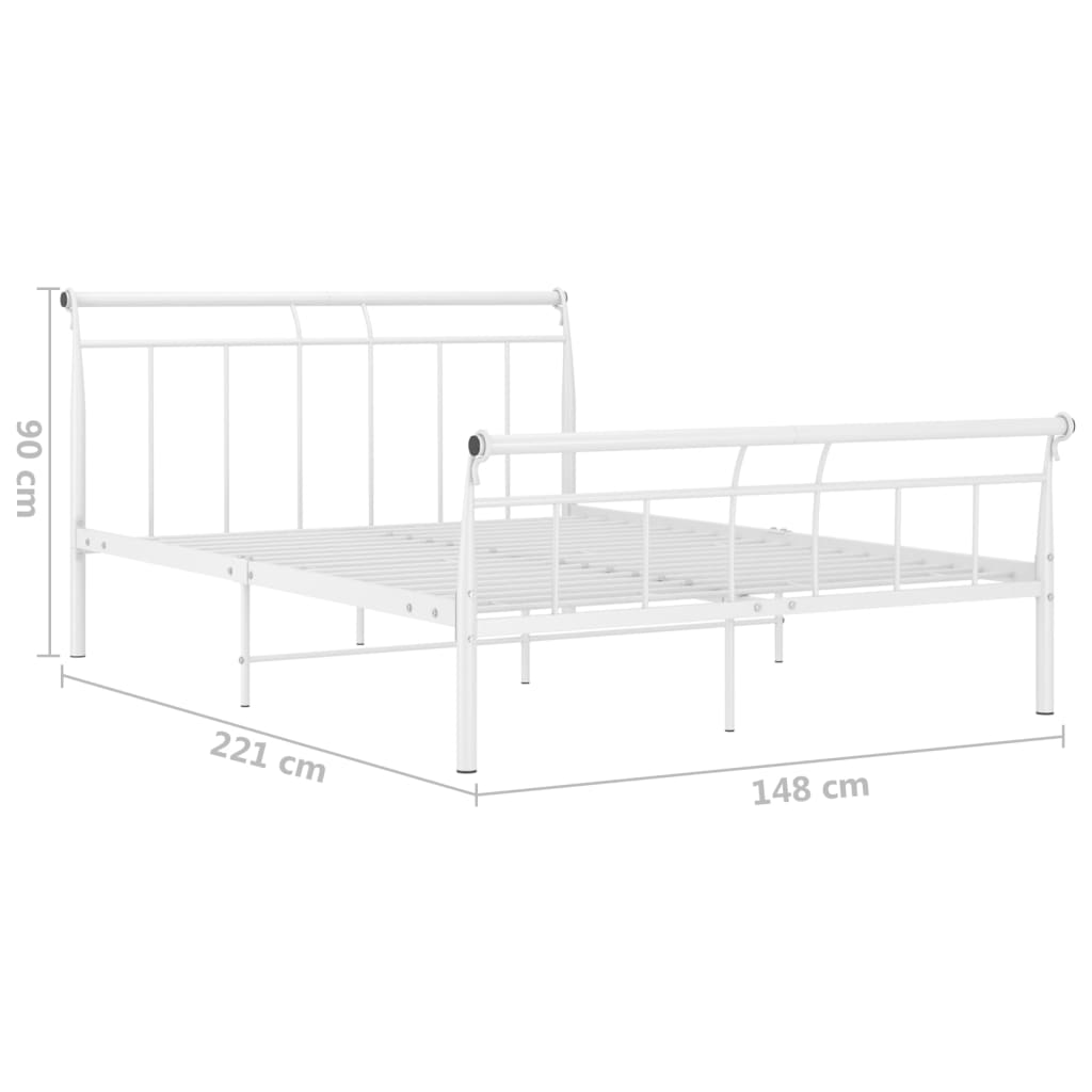 Bedframe metaal 120x200 cm