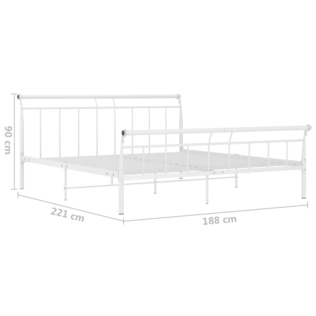 Bedframe metaal 120x200 cm