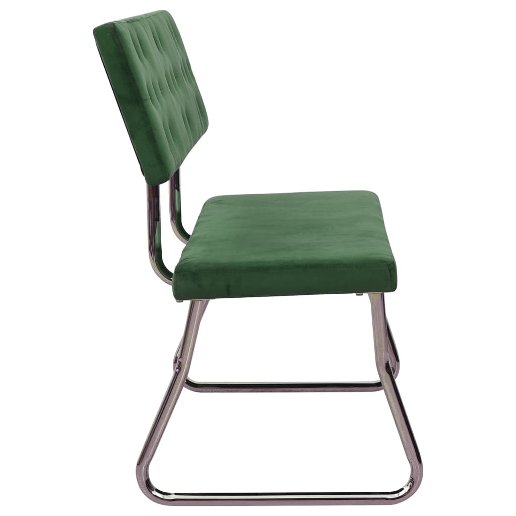 Banc 110 cm velours vert clair