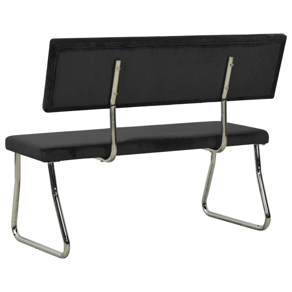 Banc 110 cm velours vert clair